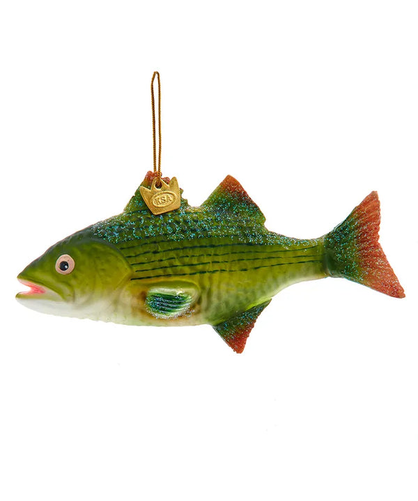 5" Noble Gems Bass Fish Ornament