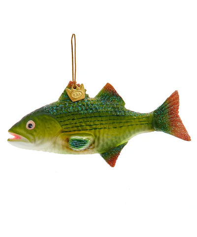 Noble Gems Bass Fish Ornament