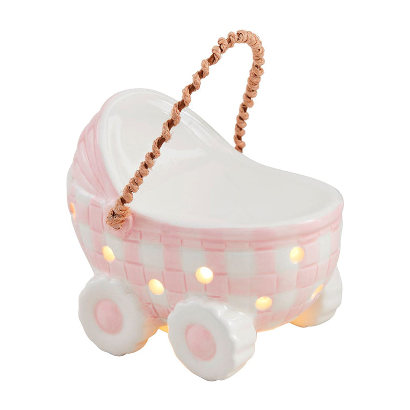 Pink Baby Carriage Light Up Sitter