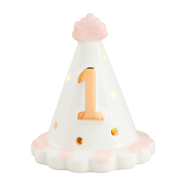 Pink Light Up 1st Birthday Topper