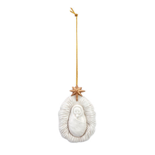 Babe In a Manger Ornament