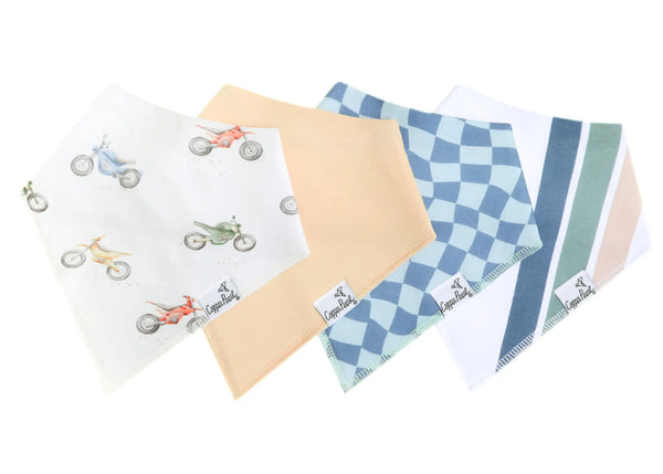 Ryder Baby Bandana Bib Set (4-Pack)