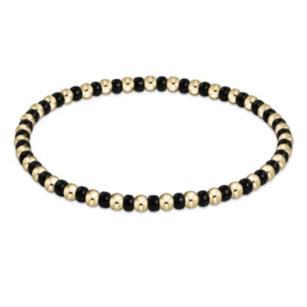 Gameday Hope Grateful Pattern Bracelet - Onyx