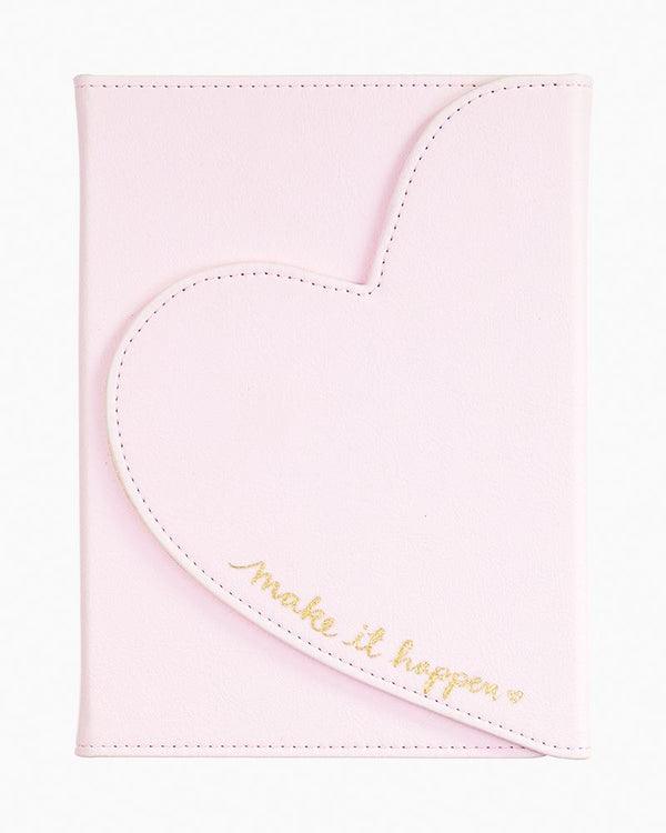 Dayna Lee Heart Flap Journal Pink