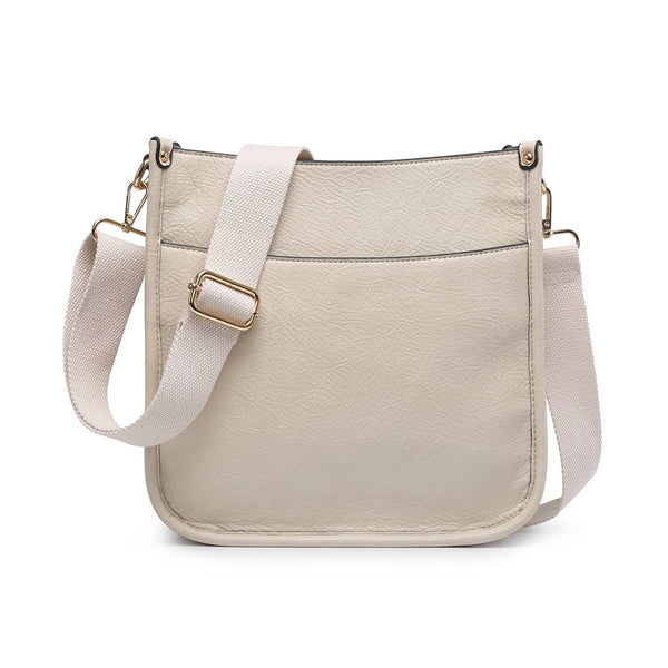 Bone Posie Crossbody with Removable Strap