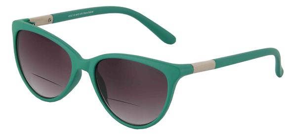Teal Natasha Bifocal Sunglasses - 4.00