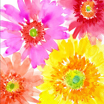 Gerberas Lunch Napkins