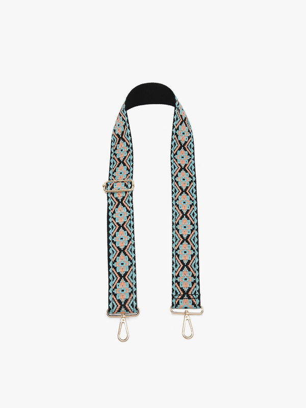 Turquoise Tribal Guitar Strap