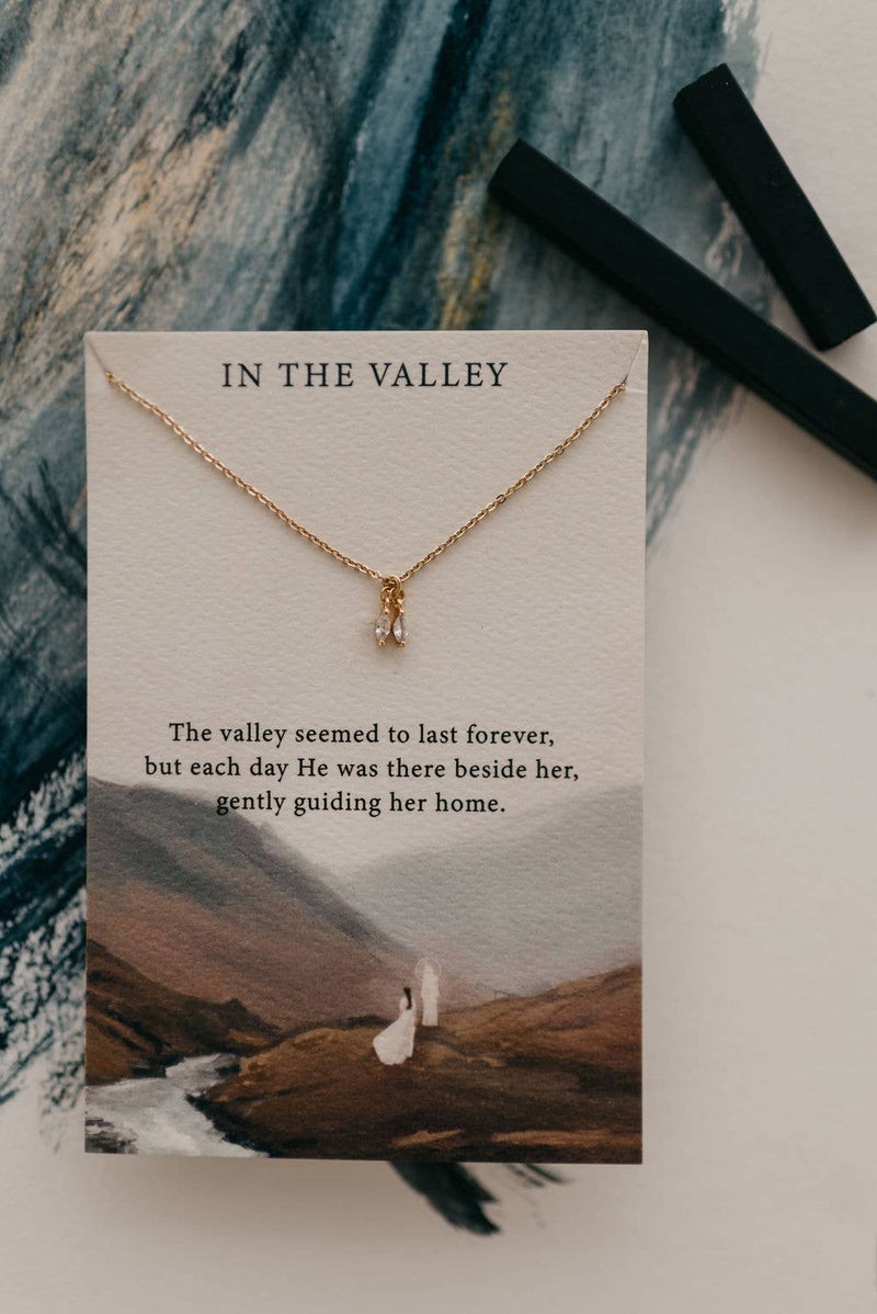 In the Valley | Christian Necklace Gift | Psalm 23:4