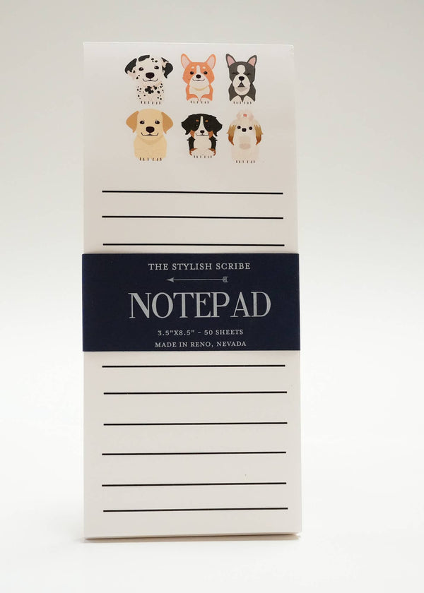 Dog Lover Notepad: Magnet on the Back