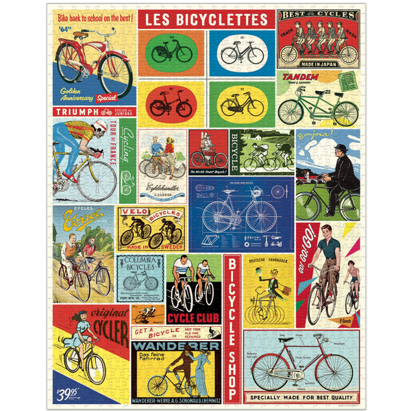 Bicycles 1000 Piece Puzzle