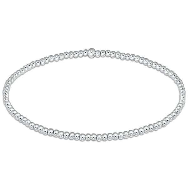 Classic Sterling 2 mm Bead Bracelet