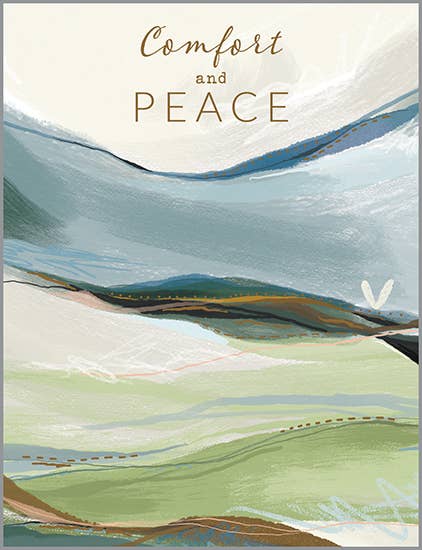 Sympathy Greeting Card - Peaceful Landscape