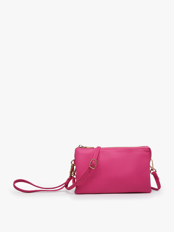 Berry Riley Monogrammable 3 Compartment Crossbody/Wristlet