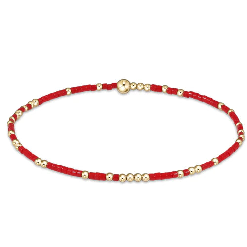 Hope Unwritten Bracelet - Bright Red