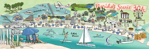 Florida Scenic 30A Jigsaw Puzzle