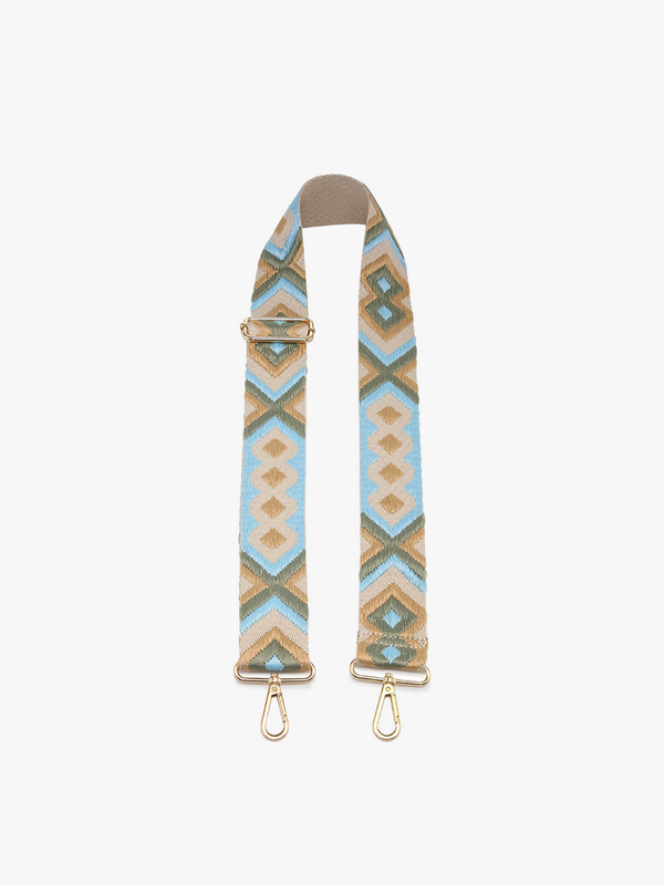 Sage/Aqua Bohemian Guitar Strap