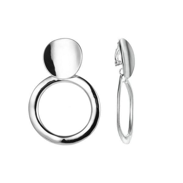 Haggith clip earring: Silver