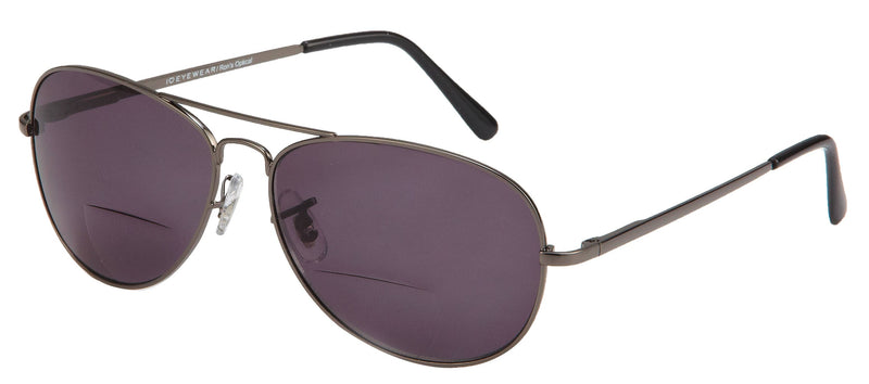 Maverick Gunmetal Bifocal Sunglasses - 2.50