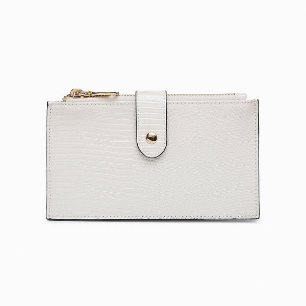 Odelia Lizard Wallet with Two Compartments
