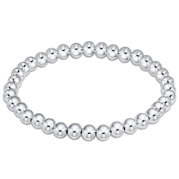 Classic Sterling 6 mm Bead Bracelet