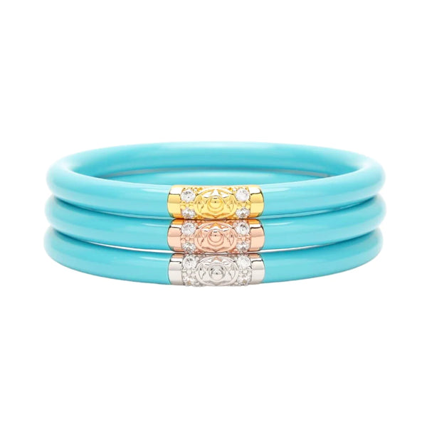 Turquoise Three Kings All Weather Bangles Set of 3