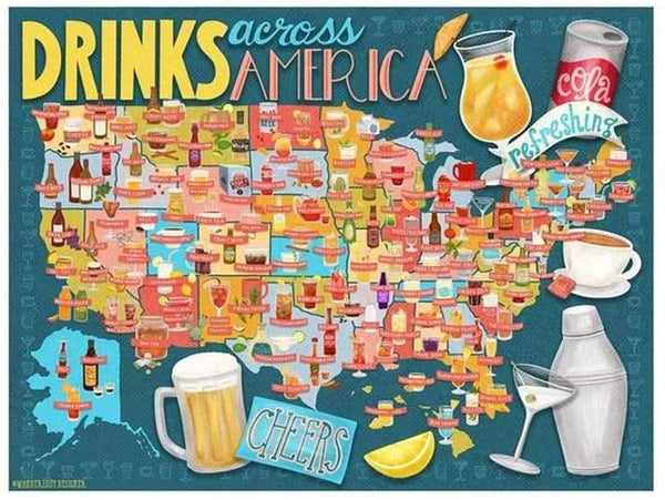 Drinks Across America Jigsaw Puzzle