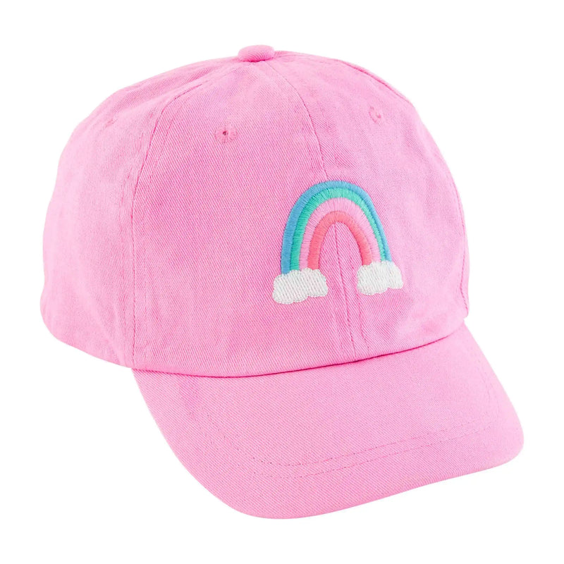 Kids Rainbow Embroidered Hat