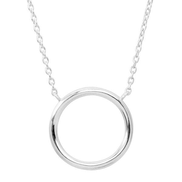 Silpada 'Karma' Open Circle Necklace in Sterling Silver