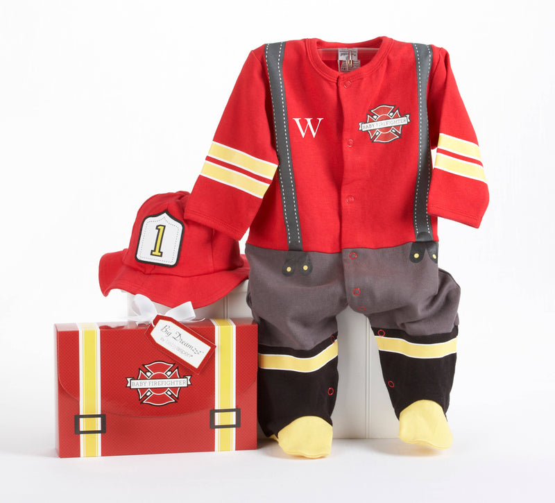 "Big Dreamzzz" Baby Firefighter Two-Piece Layette Gift Box