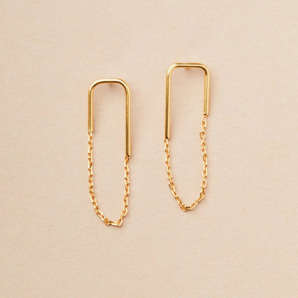 Refined Earring Collection - Filament Stud/Gold Vermeil