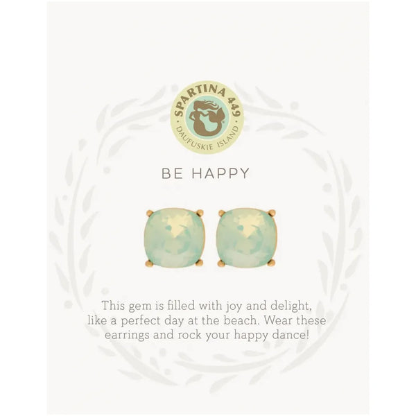 Sea La Vie Happy Sea Green Earrings