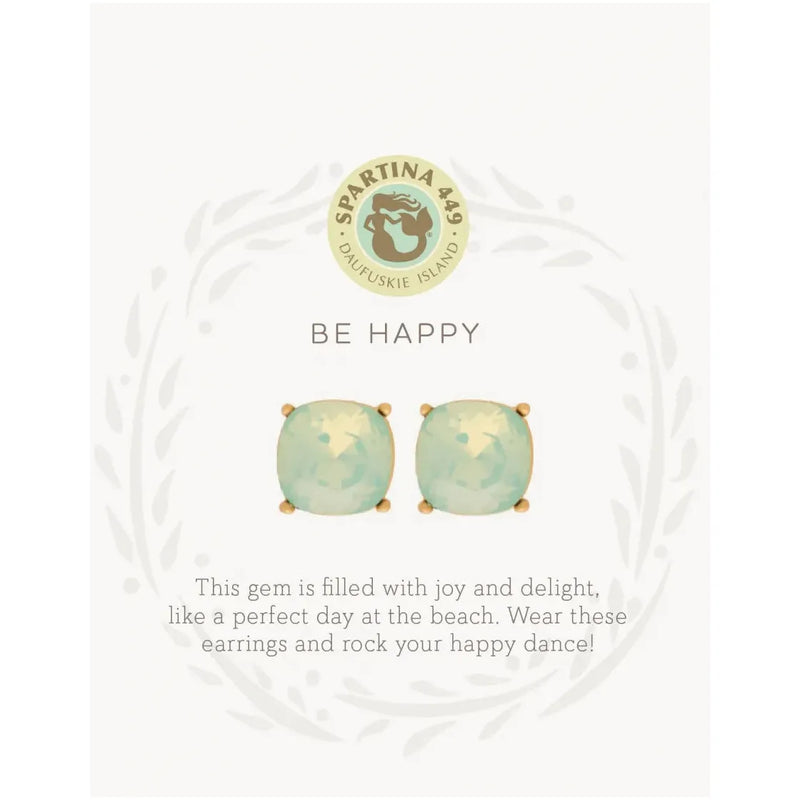 Sea La Vie Happy Sea Green Earrings