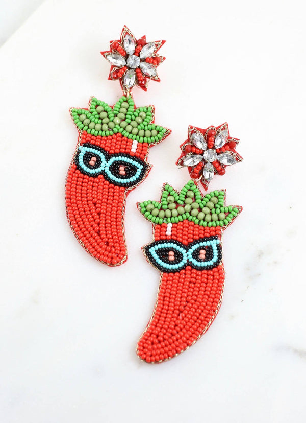 Hector Pepper Earring RED