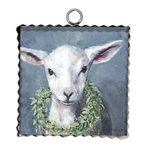 Gallery Lamb with Wreath