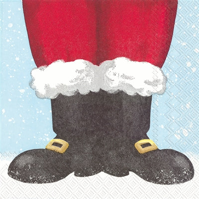 Santa Boots Cocktail Napkins