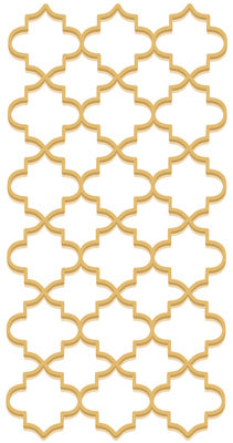 Moroccan Trellis Gold Guest Napkins