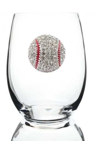 Baseball Stemless Wine Glass - Thumbnail 2