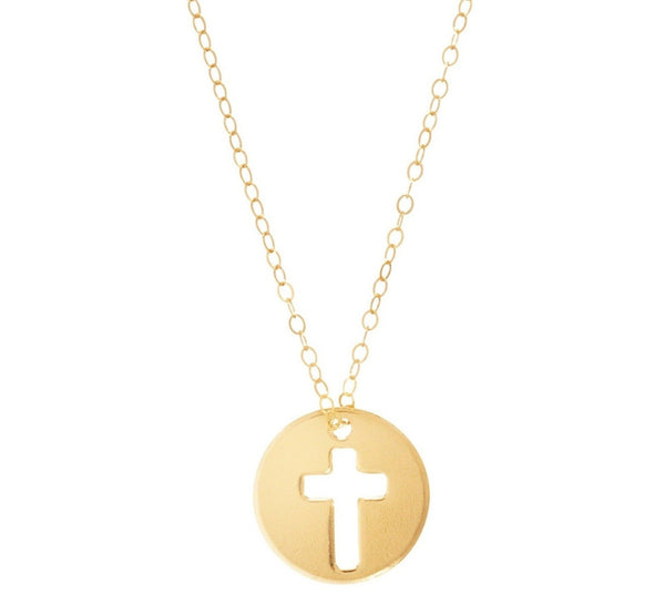Blessed Charm 16" Gold Necklace