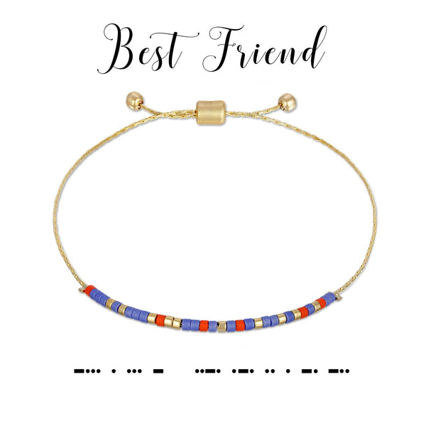 Best Friend Morse Code Bracelet