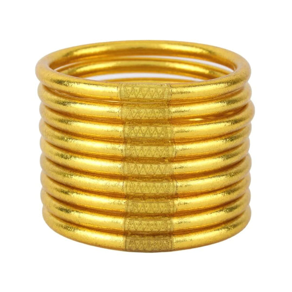 Gold All Weather Bangles Set of 9
