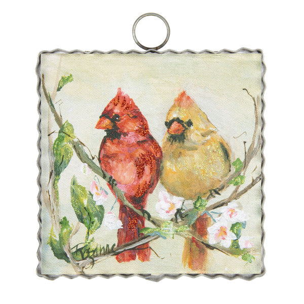 Mini Rosie’s Spring Cardinal Pair