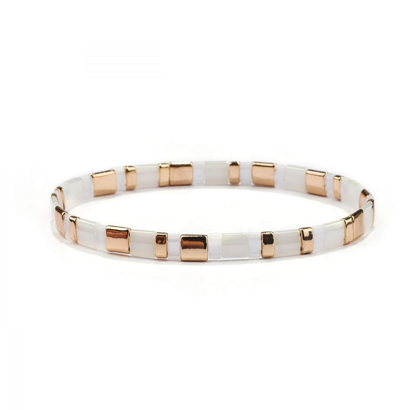 Miyuki Glass Tila Madison Bracelet