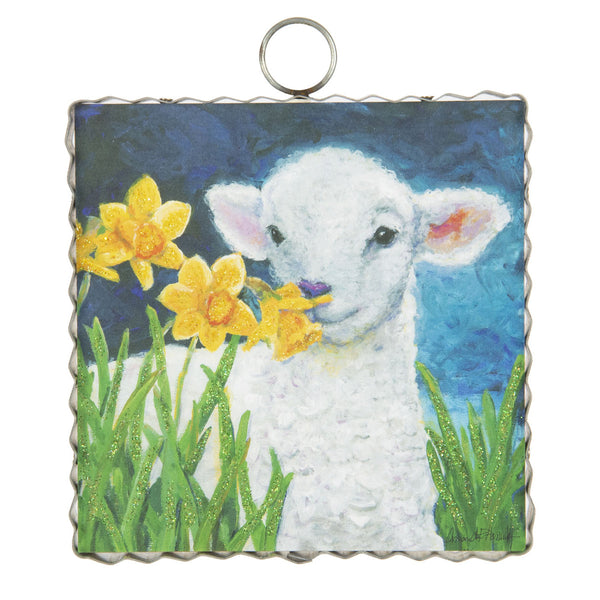 Mini Hamilton Lamb & Daffodils