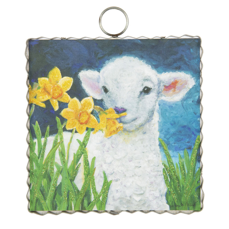 Mini Hamilton Lamb & Daffodils