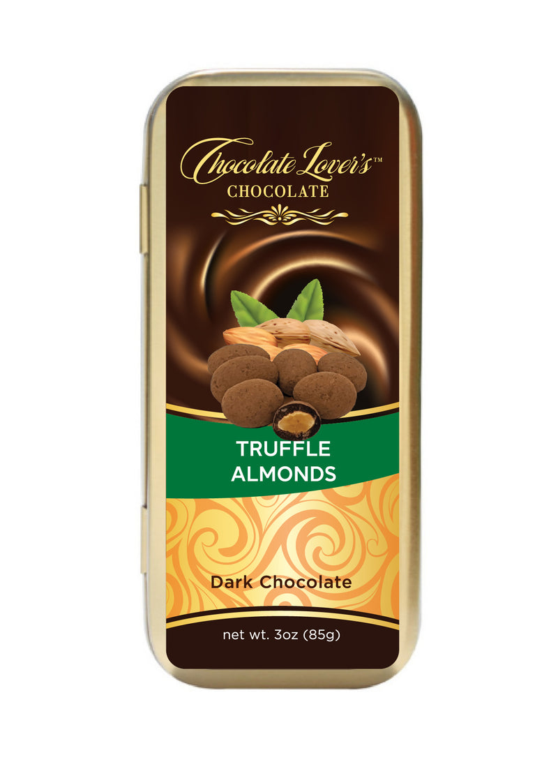 Dark Chocolate Truffle Almonds 3 oz