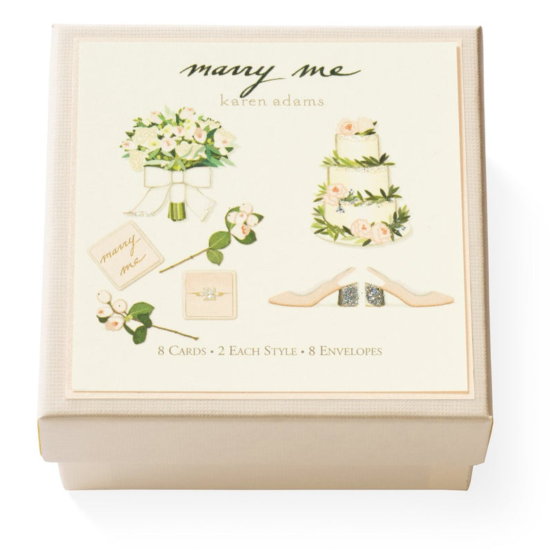 Greeting Cards - Marry Me Boxed Gift Enclosures