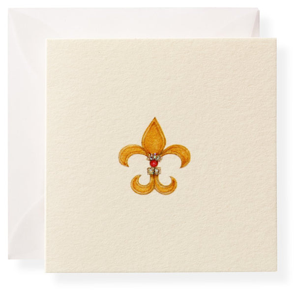 Greeting Card - Fleur De Lis Gift Enclosure