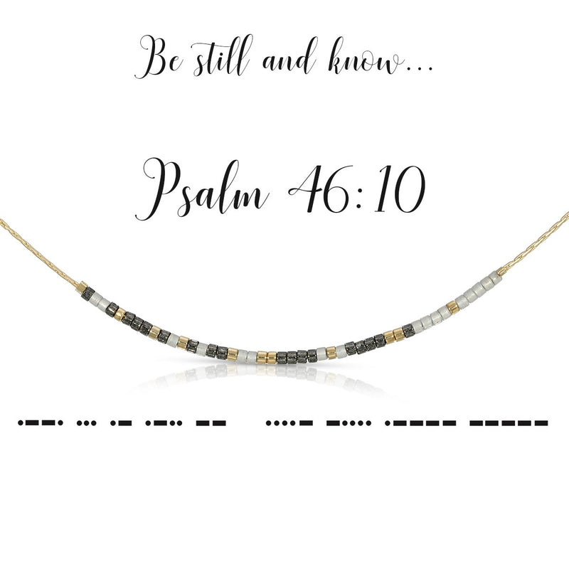 Psalm 46:10 Necklace