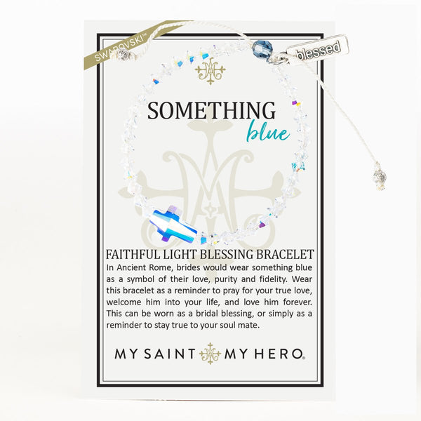 Something Blue Faithful Light Blessing Bracelet